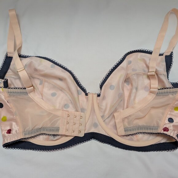 Playful Promises 36H x Felicity Hayward Pink Satin full cup Underwire Bra - Picture 2 of 4